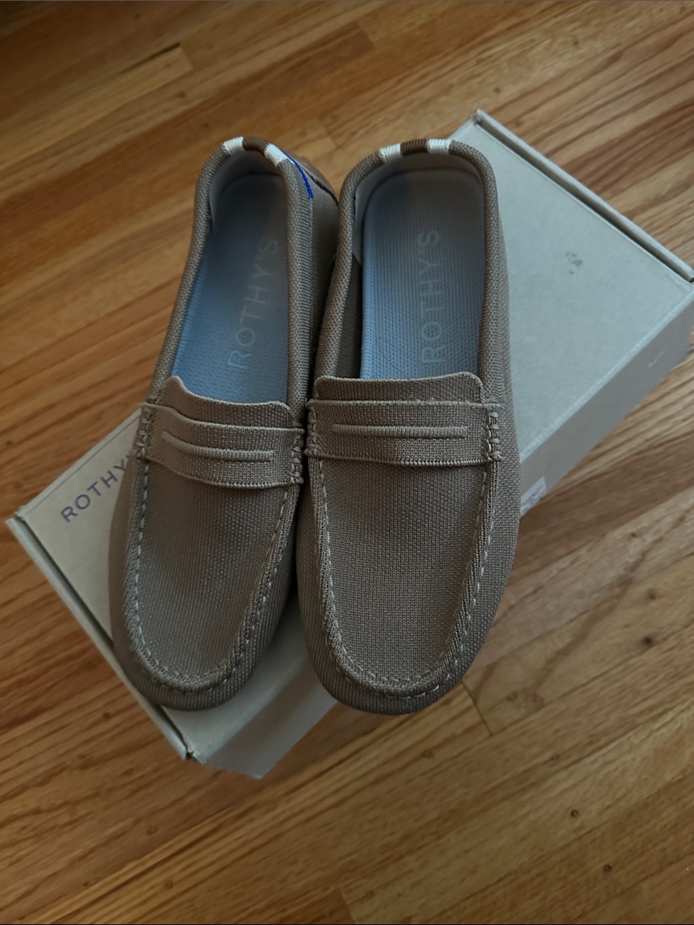 Rothy's Tan Penny Loafers — Women's Slip-On Flats